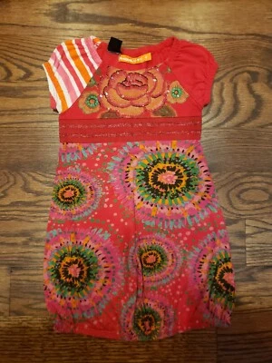 Desigual Girls in red, size 4 - Image 1 of 4