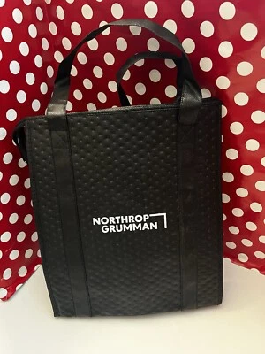 New Northrop Grumman Insulated Black Tote Shopping Cooler Bag Swag Employee Item - Image 1 of 4