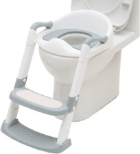 Potty Training Toilet Chair Seat with Step Ladder for Kids and Toddler Boys - -