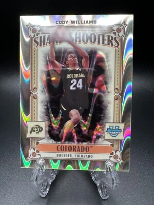 2023-24 Bowman University Chrome - Sharp Shooters Cody Williams #SS-10 /150 - Image 1 of 2