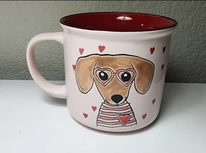 Tan Dachshund Doxie Wiener Dog Coffee Tea Cocoa Mug - Picture 1 of 3