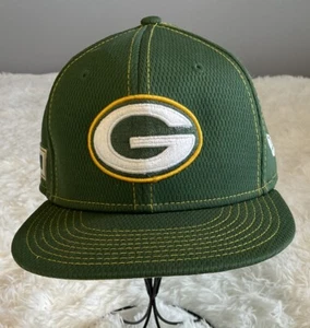 Green Bay Packers Youth Snapback Hat/Cap New Era 9Fifty Green NFL Polyester OS - Picture 1 of 8