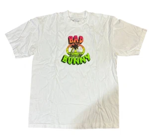 Bad Bunny Worlds Hottest Tour 2022 Official Merch Shirt Un Verano Sin Ti Size L - Picture 1 of 3
