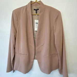 Eileen Fisher Jacket Size Xl Drapey Shaped Rose Pink NWT Tencel Stretch CJ3 - Picture 1 of 8