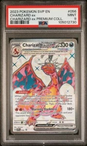 PSA 9 - 2023 Pokemon SVP En Premium Collection CHARIZARD EX #056 (2730) - Picture 1 of 2