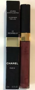 Chanel Levres Scintillantes Glossimer #17 ESCARBILLE Lip Gloss VERY RARE NIB - Picture 1 of 5