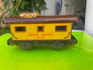 Coche de tren de juguete vintage Marx Tin Union Pacific 3824 - Imagen 1 de 4