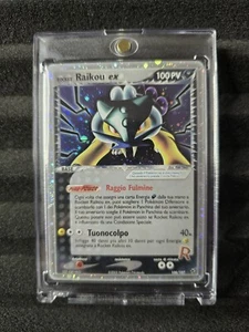 Pokemon card Rocket Raikou ex Secret Rara 108/107 Ex Deoxys Mint ITA carta - Foto 1 di 7