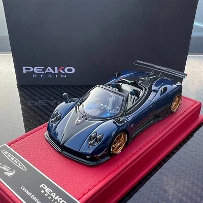 1/43 Peako Pagani Zonda 760 Roadster UNICA Blue Carbon Limited 100 pcs 31522 - Image 1 of 2