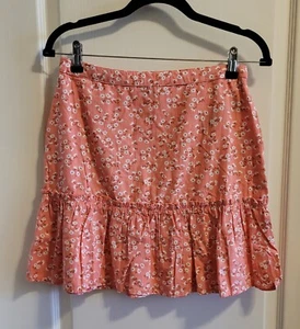 "Nueva minifalda Billabong X rubia salada melocotón al revés 27"" M estilo antro rosa" - Imagen 1 de 8