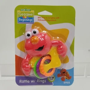 Regent Baby Products: Sesame Street - Sesame Beginnings Rattle w/Rings - Picture 1 of 6