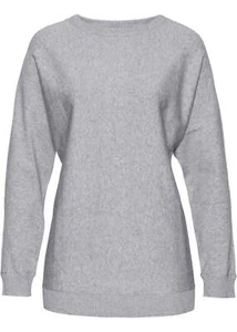 Pullover mit Fledermausärmeln Gr. 44/46 Hellgrau Damen Langarm-Sweater Neu* - Bild 1 von 1