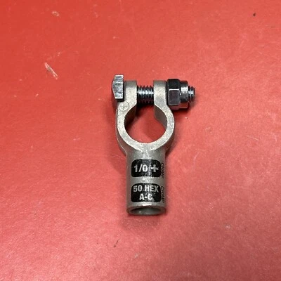 Deka 05364 Battery Cable Terminal End 1 Gauge Positive Crimpable Terminal - Image 1 of 4