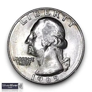 Washington SMS Quarter 1965 (*estado BU/GEM*) - brillante - Imagen 1 de 2