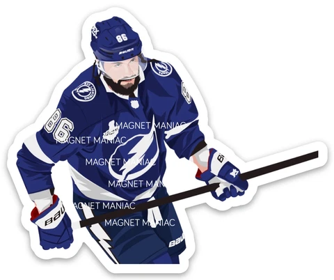 Nikita Kucherov likeness magnet - Kuch - NHL - Tampa Bay Lightning Cover