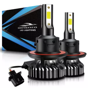 Xenon White LED Headlight High/Low Beam 9008 Bulbs kit For 2004-2014 Ford F-150 - Picture 1 of 12