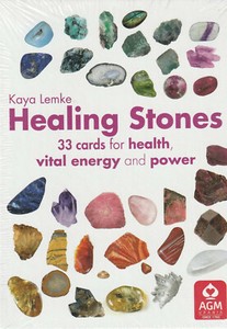 HEALING STONES - 33 cards for health , vital energy - Kaya Lemke - NEW