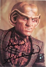 Autographed Postcard *Armin Shimerman as QUARK in Star Trek Deep Space Nine 6"x4