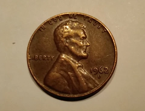 1962 D Penny Lincoln Memorial Penny Error Coin Cover