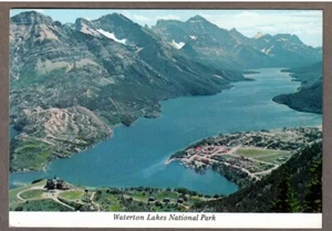 UNUSED From Crandell Mtn Waterton Lakes National Park Postcard - I Combine S/H - Foto 1 di 2