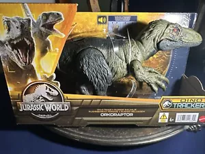 Mattel Jurassic World Dino Trackers Orkoraptor Dinosaurier Actionfigur - Bild 1 von 2