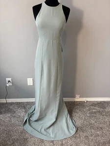 Show me your Mumu Brautjungfernkleid Damen Größe XXS Grau Rundhals Ärmellos Neu mit Etikett - Bild 1 von 12