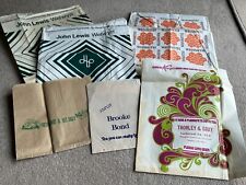 Assorted 1970's or earlier Paper Bags, John Lewis, Brooke Bond, Fruit & Veg etc