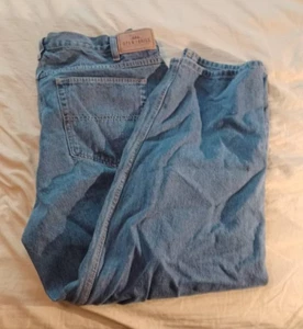 Open Trail Wide Leg Relaxed Stone Washed Jeans Men's Size 40W 27I - Picture 1 of 7
