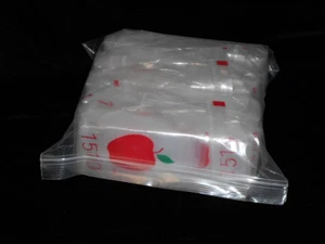 Apple Marke Clear Baggies 1510 Größe 1,5"x 1" Beutel Großhandel! (1.000 ct) - Bild 1 von 1