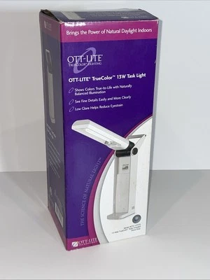 NEW OTT-LITE 13W Task Lamp OTL-13TCG Crafting/Photography/Puzzles/True Light - Image 1 of 4