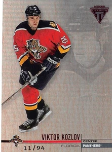 2001-02 Titanium Hobby Red #60 Viktor Kozlov /94 - Picture 1 of 2