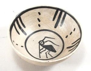 Cuenco de arenas silenciosas vintage nativo americano Anasazi 1989 hecho a mano cerámica hormiga insecto - Imagen 1 de 6