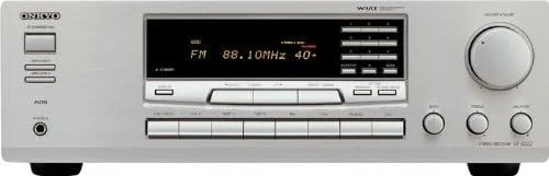 Onkyo TX 8222 Ricevitore stereo Silver con connettore Jack da 3,5 mm - Immagine 1 di 1
