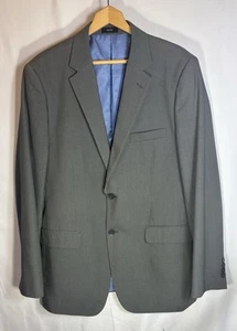 J Ferrar White Pinstripe on Gray Mod Fit Jacket with Double Vent (Size 42L) - Picture 1 of 10