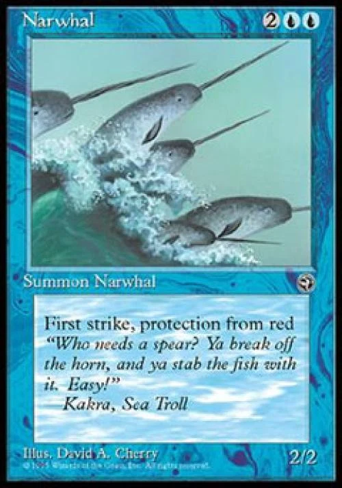 Narwhal - Medium Play MTG Homelands - Image 1 of 1