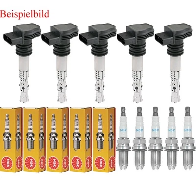 5X STELLOX Bobina De Encendido + NGK Bujía Para Audi A6 Avant 4F5 C6 2.4 - Imagen 1 de 4