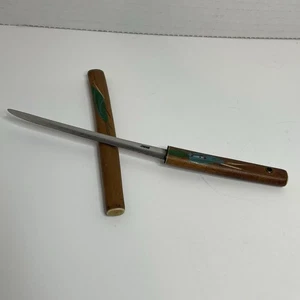 Mini espada de acero samurai abridor de letras estilo tanto japonés vintage de Japón - Imagen 1 de 9