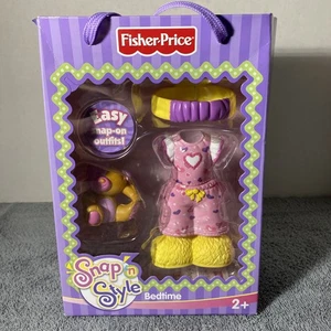 Neu in Verpackung Fisher Price Vintage Snap N Style Bedtime Outfit 2005  - Bild 1 von 9