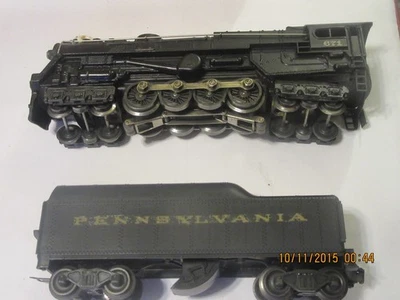 O gauge Lionel Pennsylvania Rail Road #671 turbine steam engine . - Image 1 of 3