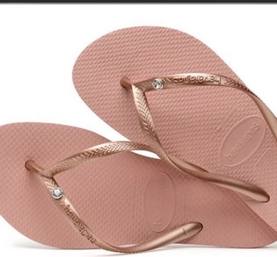 Chanclas Havaianas Swarovski Slim Cristal Glamour 11 12 41-42 Foto 1 de 4