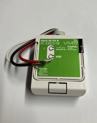 New in Box- Lutron Vive PowPak, RMJS-5R-DV-B Relay Module, 120-277 volt, 5 amps