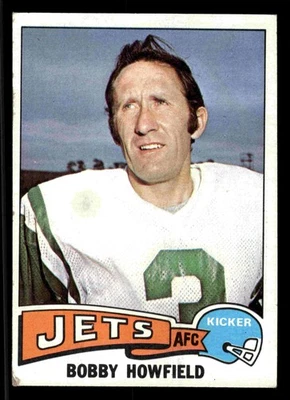 1975 Topps #232 Bobby Howfield - New York Jets (Low Grade) - Image 1 of 2