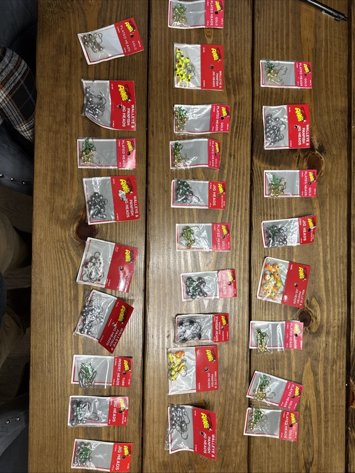 Arkie джиг головки выбрать размер ~ типы ~ цвета Бесплатная доставка (2 упаковки = 20 джигов) - Изображение 1 из 4