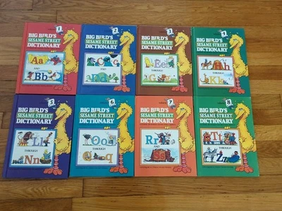 VTG COMPLETE Big Bird's Sesame Street Dictionary Set Vol. 1-8  - Image 1 of 4