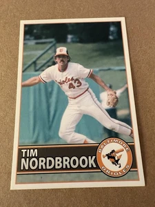 Tim Nordbrook Baltimore Orioles Team Issued Postcard Sized Photo - Picture 1 of 2