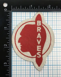 PARCHE KEEPER PARCHE EQUIPO VINTAGE DE BÉISBOL MLB BOSTON MILWAUKEE BRAVES AÑOS 40/50 BOSTON MILWAUKEE BRAVES 3,25" - Imagen 1 de 3