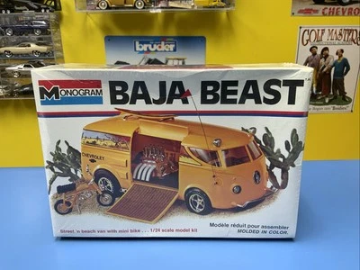 Monogram  Baja Beast Street ‘n Beach Van w/ Mini Bike #7527 Factory Sealed NEW - Image 1 of 4