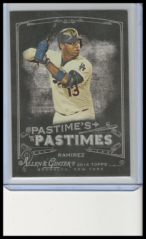 2014 Topps Allen & Ginter #PP-HRA Hanley Ramirez Pastime's Pastimes - Image 1 of 2