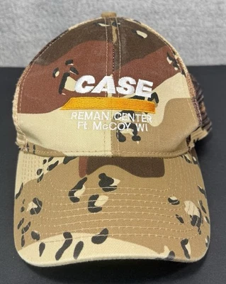 Sombrero Case International Harvester Snapback Reman Center Ft McCoy WI Cookie Camo Foto 1 de 4