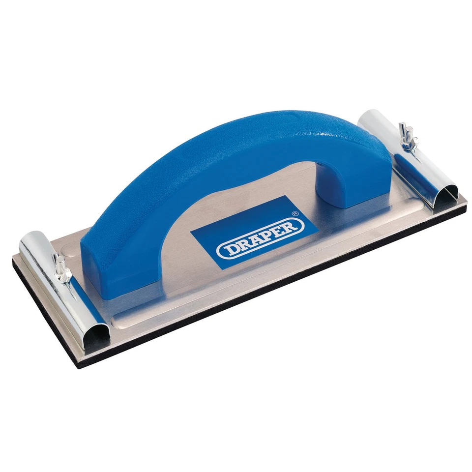 Draper Hand Sander 1/2 Sheet 115 x 280mm EVA Base And Polypropylene Handle 26847 - Image 1 of 1
